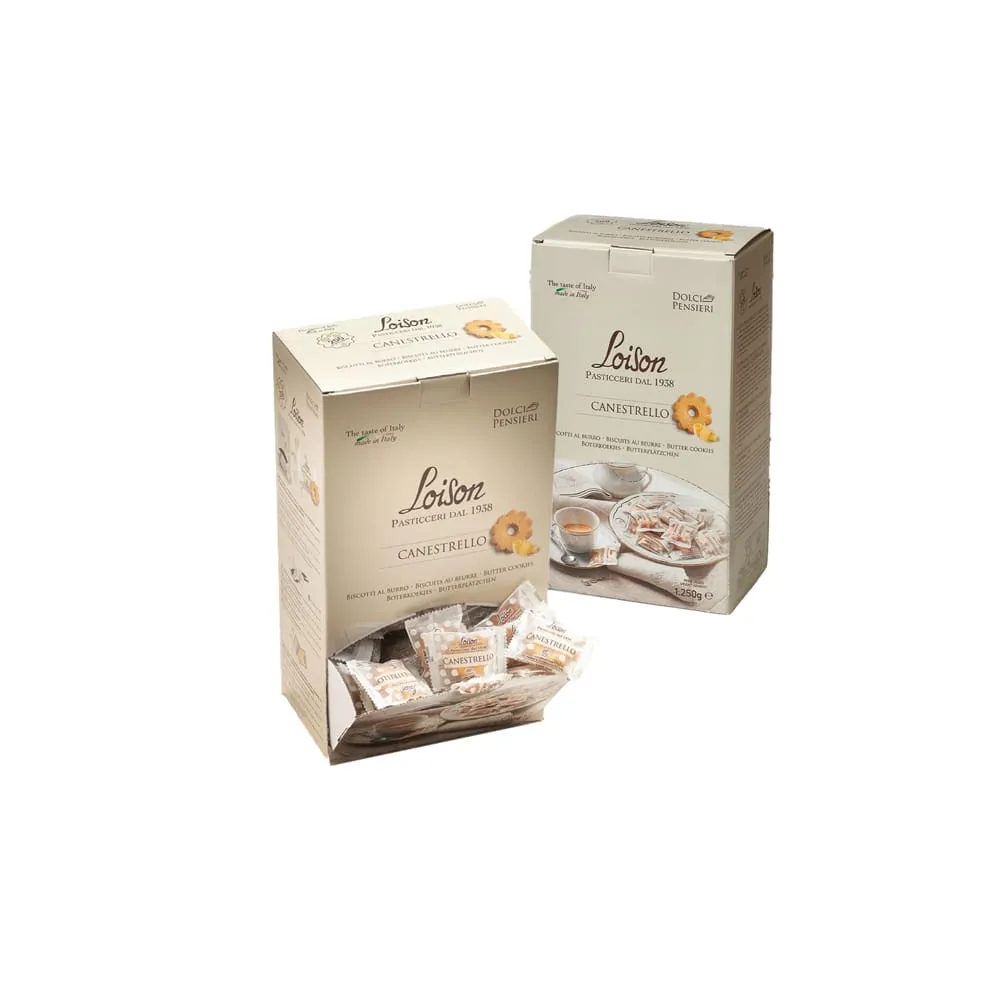 Dispenser biscotti Canestrello - 1250 gr - Loison - conf. 200 biscotti