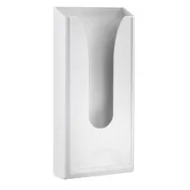 Dispenser per sacchetti igienici - capacitÃ  60 sacchetti - 13,5x5,5x29,5 cm - bianco - Mar Plast
