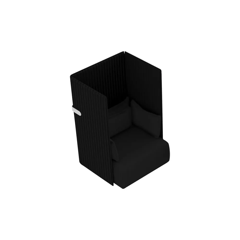 Divanetto Oasis OA1 - 1 posto - nero - Unisit