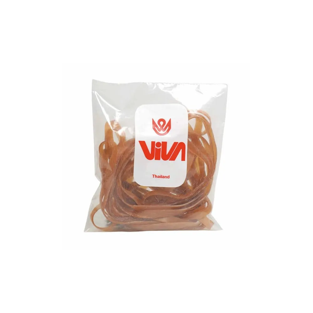 Elastici fettuccia - misure assortite - 80 gr - caucciÃ¹ - avana - Viva