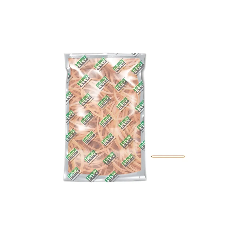 Elastico ad anello - diametro 5 cm - 1 kg - caucciÃ¹ - colore naturale - Lebez