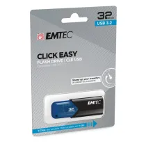 Emtec - Memoria USB B110 USB 3.2 Click&Easy - blu - ECMMD32GB113 - 32 GB