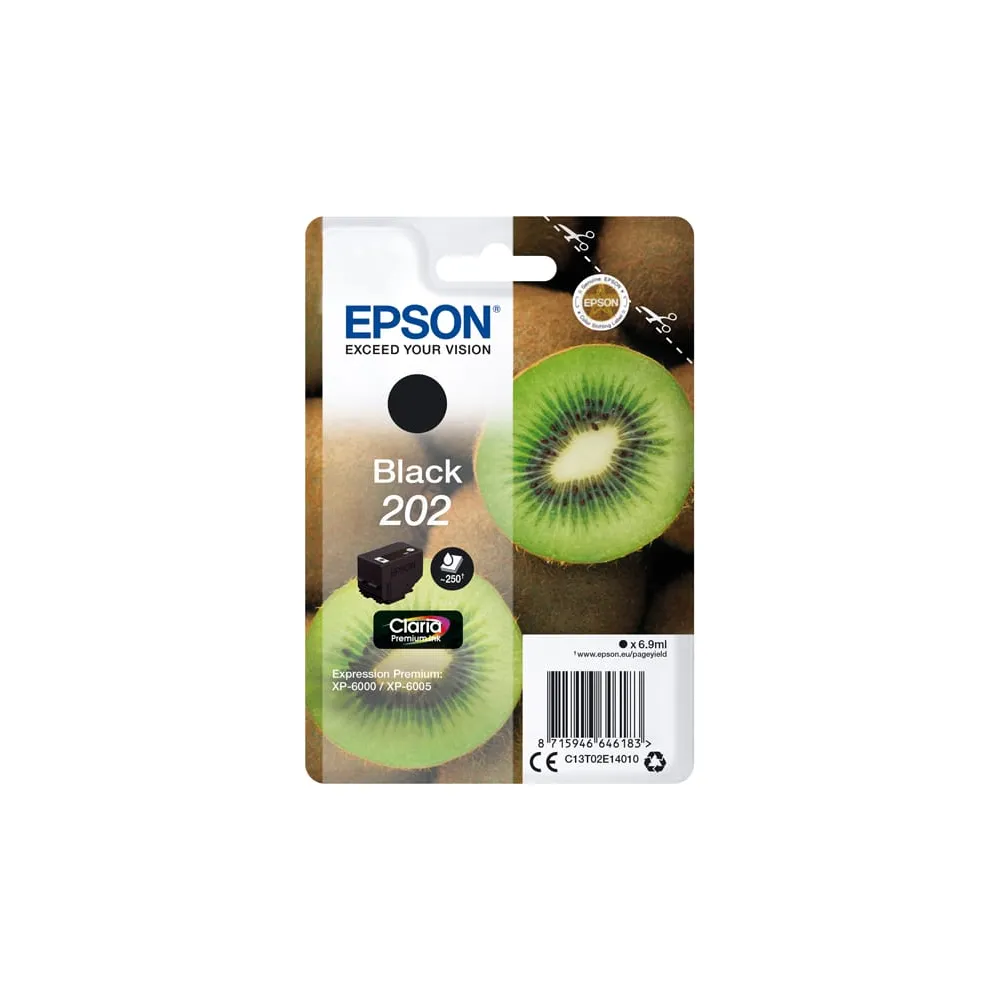 Epson - Cartuccia ink - 202 - Nero - C13T02E14010 - 6,9ml