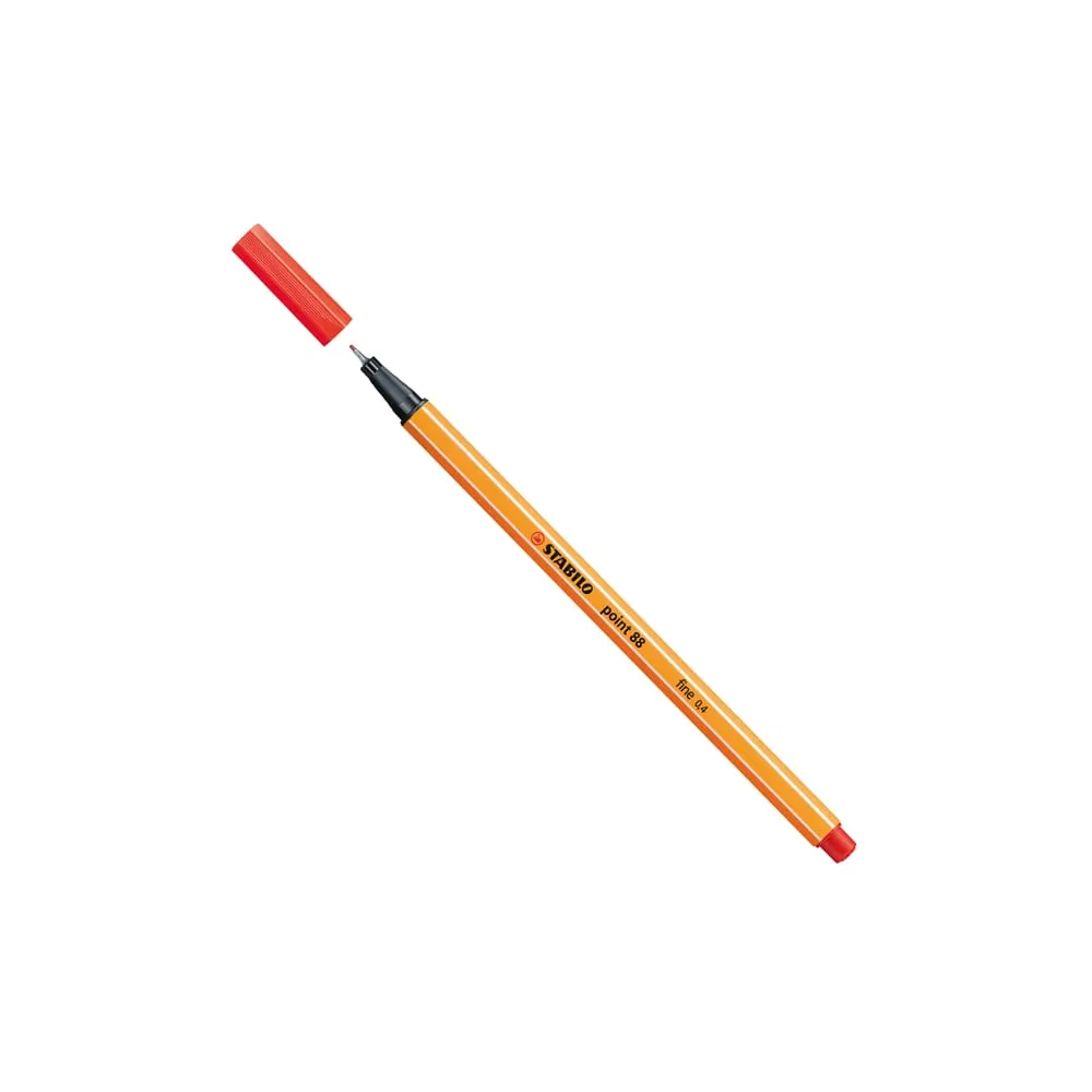 Fineliner Point 88 - tratto 0,4 mm  - rosso chiaro 48 - Stabilo