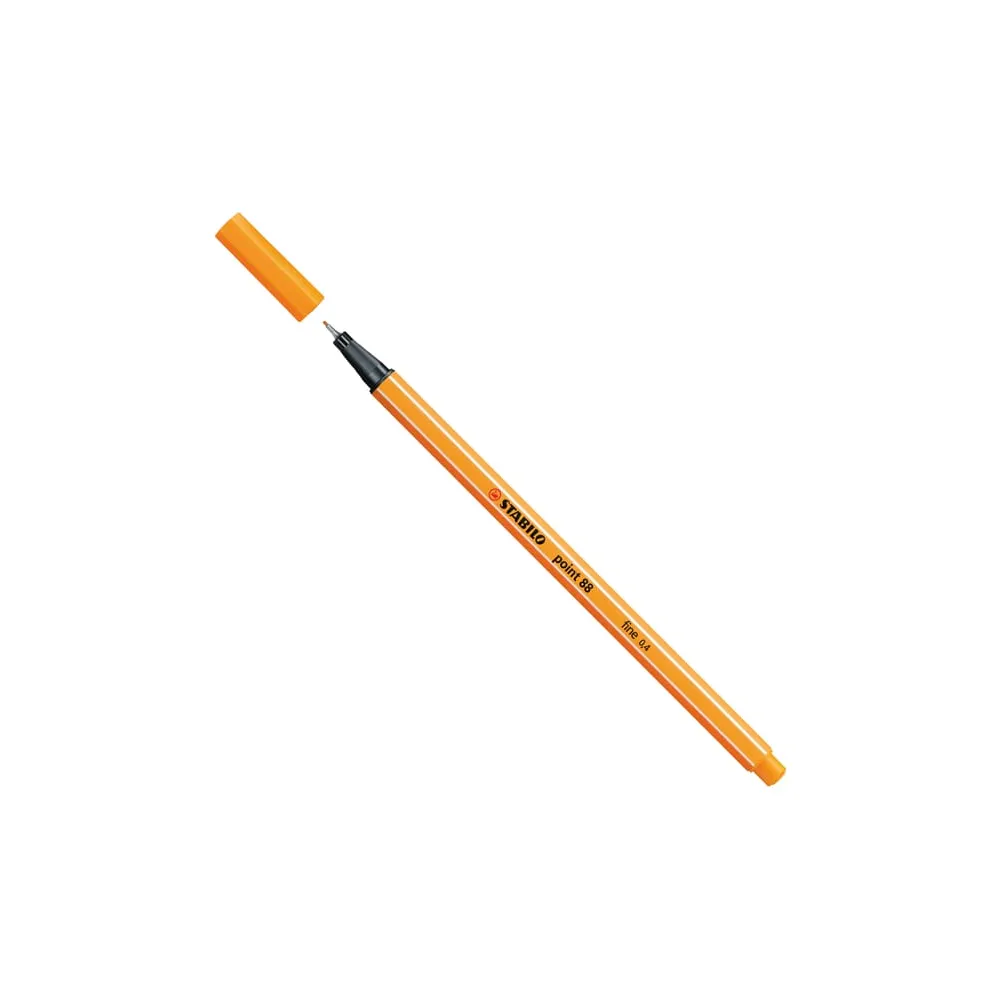 Fineliner Point 88 - tratto 0,4 mm - arancio 54 - Stabilo