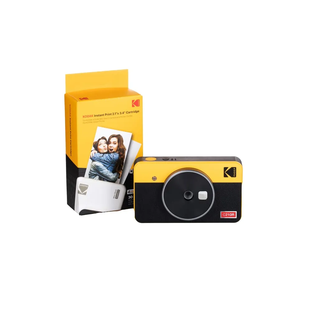 Fotocamera Istantanea Mini shot - Combo 2 Retro - Giallo - Kodak
