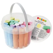 Gessi Jumbo - Ã˜ 18 x 80 mm - colori assortiti - Primo - secchiello 22 pezzi