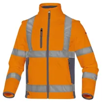 Giacca Softshell Moonlight 2 alta visibilitÃ  - poliestere - taglia XL - arancio fluo - Deltaplus