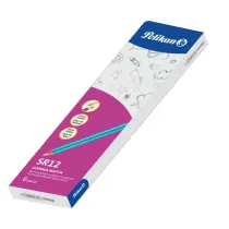 Gomma matita SR-12 - caucciÃ¹/legno laccato - Pelikan - conf. 6 pezzi