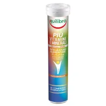 Integratore PiÃ¹ Vitamine & Minerali - gusto lemon lime - 20 compresse (86 gr cad.) - Equilibra