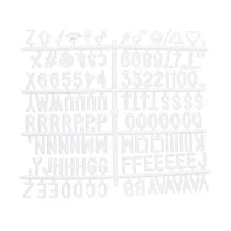 Kit lettere aggiuntive per bacheche in feltro - Securit