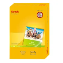 Kodak - Carta fotografica lucida Photo Gloss - 10 x 15 cm - 180 gr - 100 fogli - 5740-097