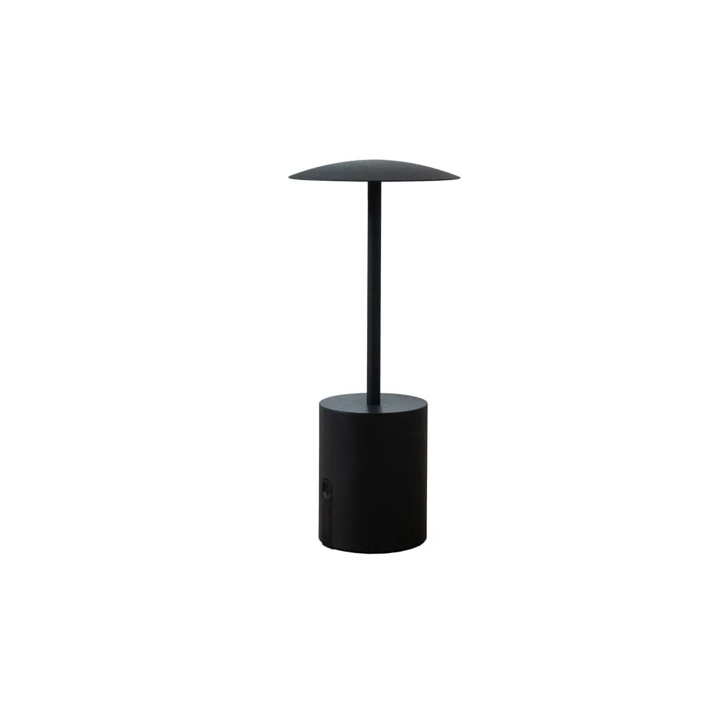 Lampada da tavolo Rocket - a led - alluminio - nero - King Collection