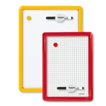 Lavagna magnetica Lmv - bianca - 26 x 36 cm - cornice in colori assortiti - Arda