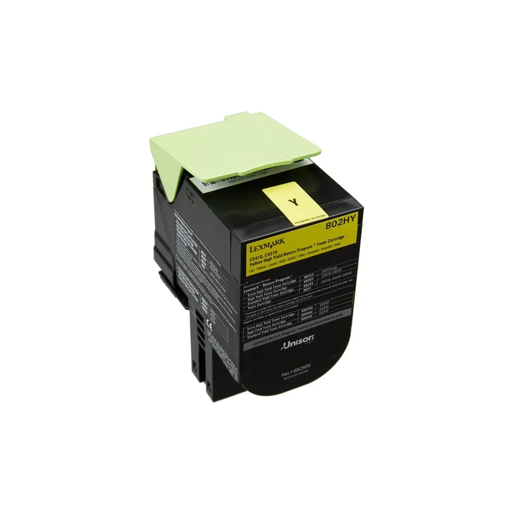 Lexmark - Toner - Giallo - 80C20Y0 - return program - 4.000 pag
