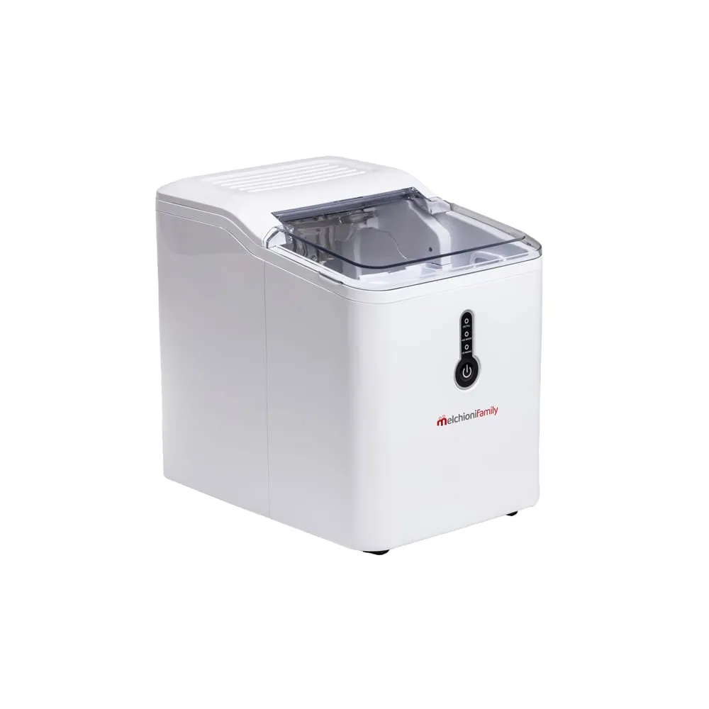Macchina del ghiaccio Cubik - con compressore - 120 W - bianco - Melchioni family