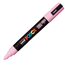Marcatore a base d'acqua Uni Posca PC5M  - punta tonda media da 1,8mm a 2,5mm - rosa chiaro - Uni Mitsubishi