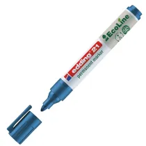 Marcatore permanente 21 Ecoline - punta conica -  da 1,5 a 3 mm - blu - Edding