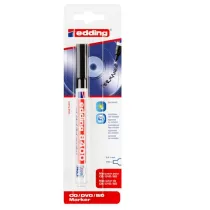 Marcatore permanente per CD/DVD 8400 - punta tonda - 1 mm - nero - Edding