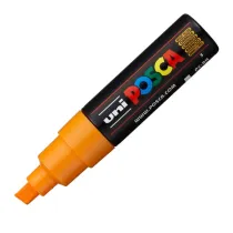 Marcatore Uni Posca PC8K  - punta a scalpello 8mm - arancio - Uni Mitsubishi