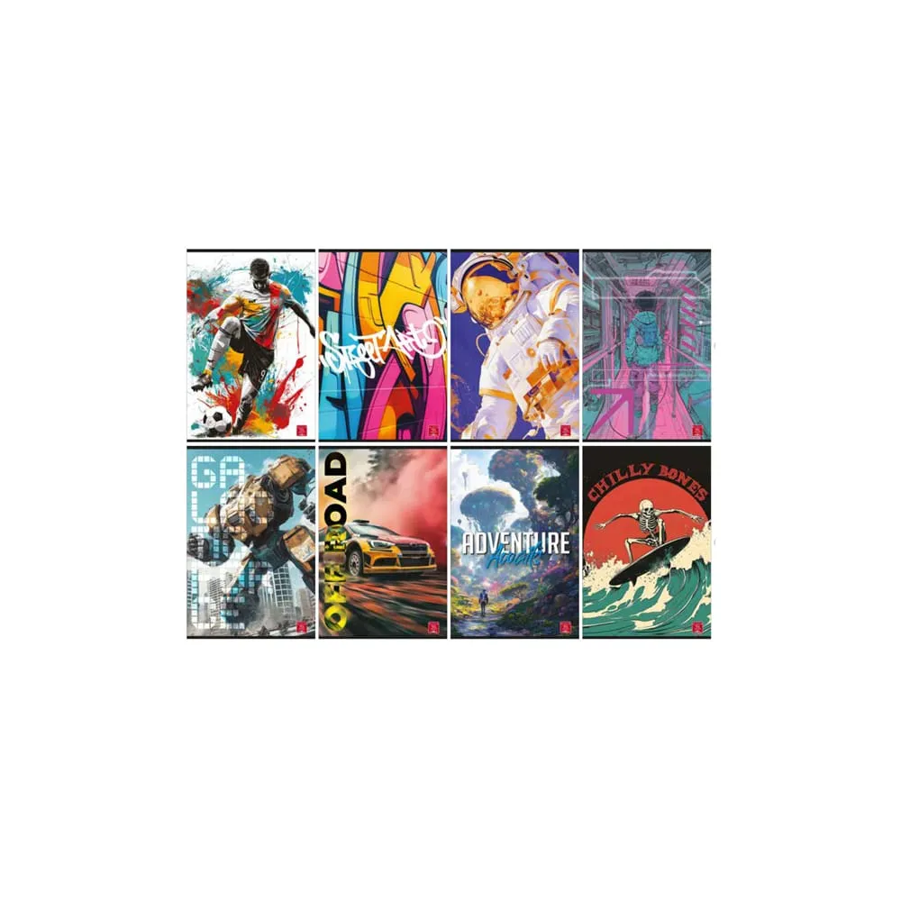 Maxiquaderno  Ragazzo - A4 - 5 mm - c/margine - 42 fogli - 80 gr - Pigna