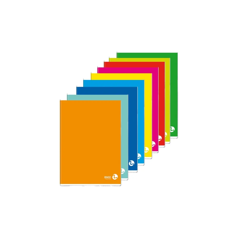 Maxiquaderno Color 80 Basic - A4 -  5mm - 80 fogli - 80gr - BM