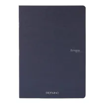 Maxiquaderno Ecoqua original PM - A4 - 1 rigo - 40 fogli - 90gr - blu scuro - Fabriano