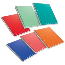 Maxiquaderno Monocromo - A4 - 5mm - 100 fogli - 80gr - 1 rigo - c/fori - spiralato - Pigna