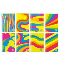 Maxiquaderno One Color Fantafluo - A4 - 1 rigo - 60 fogli - 80 gr - spiralato - Blasetti