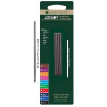 Minirefill per sfera multifunzione  - punta media - blu - Monteverde - conf. 4 pezzi