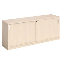 Mobile AgorÃ  - basso - con ante scorrevoli - 185 x 46 x 73 cm - rovere