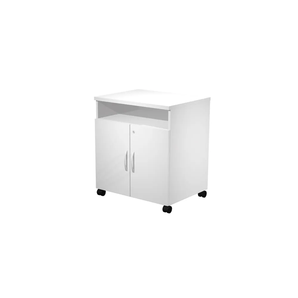 Mobile AgorÃ  - di servizio - su ruote - 68 x 52 x 77 cm - bianco