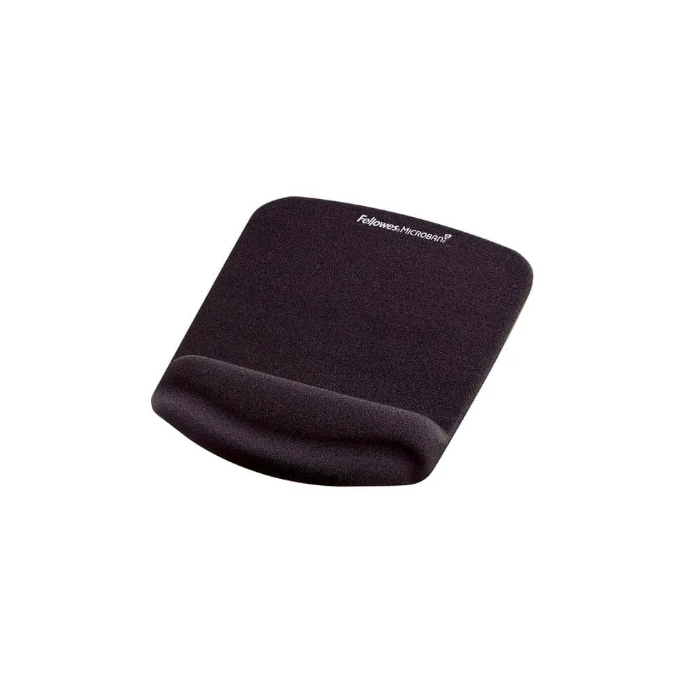 Mousepad con poggiapolsi in FoamFusion Microban PlusTouch - nero - Fellowes