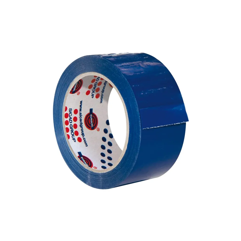 Nastro adesivo 350 - 5 cm x 66 m - PVC - blu - Eurocell