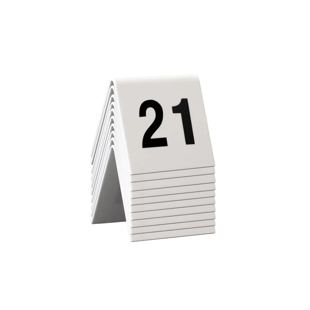 Numeri per tavoli - set da 21 a 30 - Securit