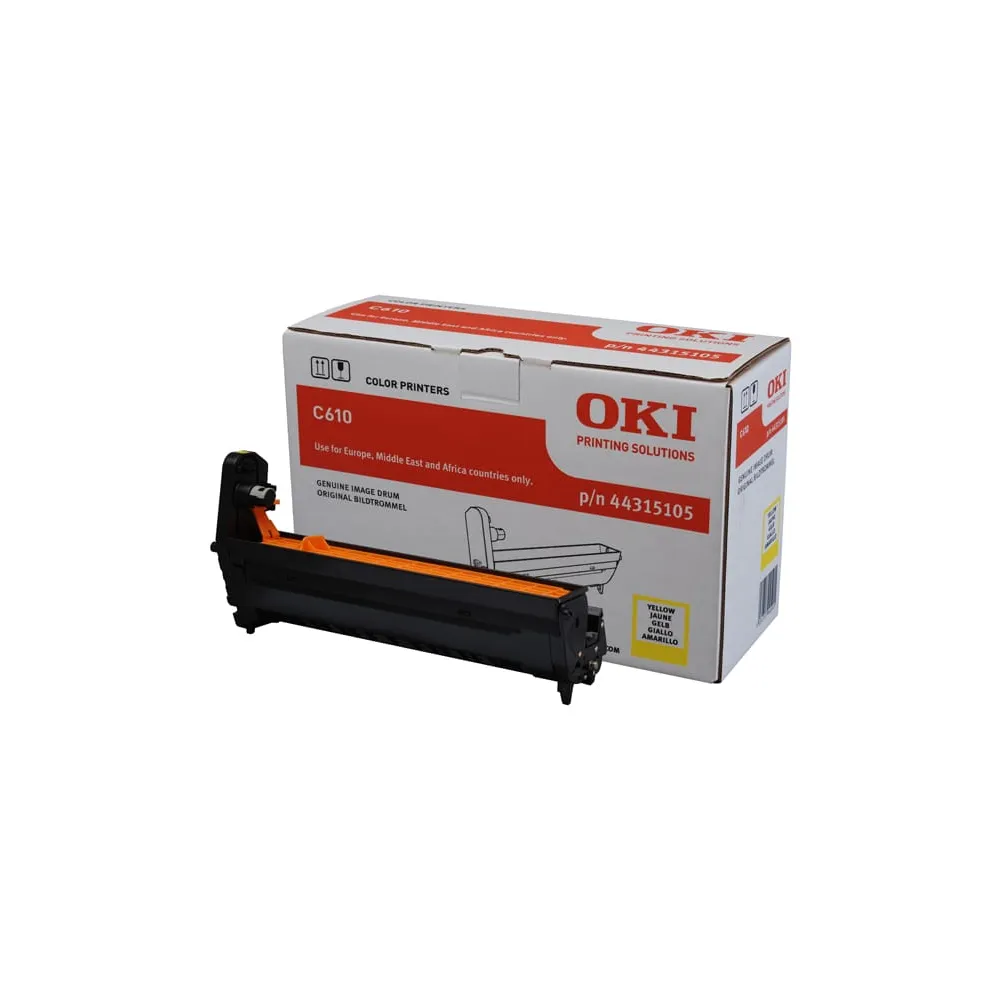 Oki - Tamburo - Giallo - C610 - 44315105 - 20.000 pag