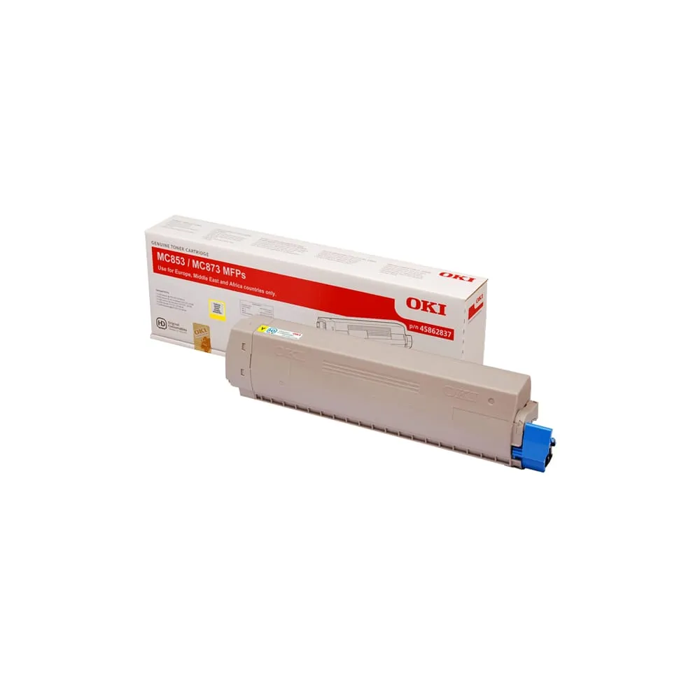 Oki - Toner - Giallo - MC853/873 - 45862837 - 7.300 pag