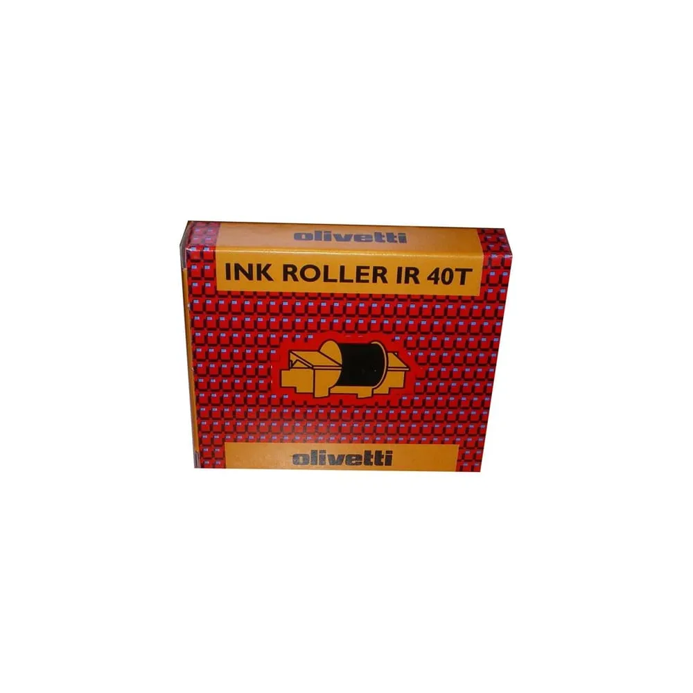 Olivetti - Kit 2 Rulli inchiostro - Nero/Rosso - 81129