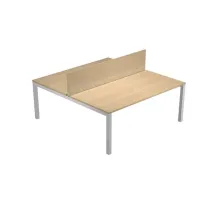 Pannello divisorio AgorÃ  - per scrivania multiple - 180 x 32 cm - rovere