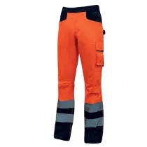 Pantalone invernale alta visibilitÃ  Beacon - arancio  fluo - taglia XL - U-Power