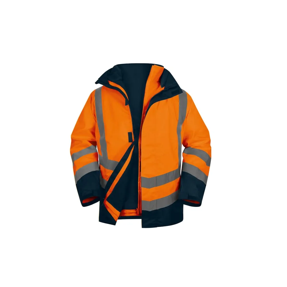 Parka 5 in 1 Optimum 3 alta visibilitÃ  - taglia XXL - arancio fluo - Deltaplus