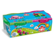 Pasta Glitter - 100gr - magenta/verde glitter - DidÃ² - conf. 2 pezzi