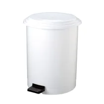 Pattumiera a pedale Ruf - PP - 40 L - diametro 44,5 cm - altezza 54 cm - bianco - Medial
