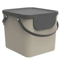 Pattumiera Albula - 40 L - cappuccino - Rotho
