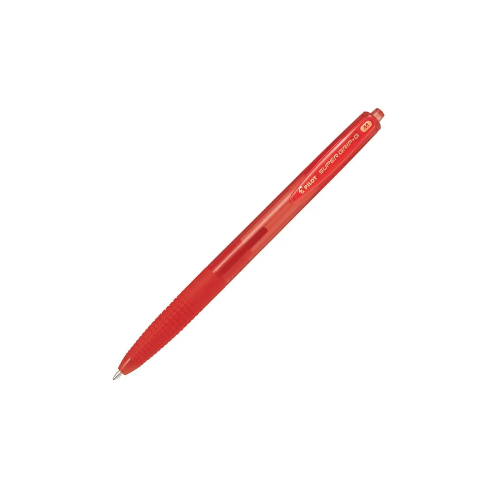 Penna a scatto Supergrip G - punta 1,0mm - rosso  - Pilot