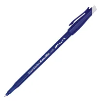 Penna a sfera con cappuccio Replay - cancellabile - punta 1 mm - blu - Papermate