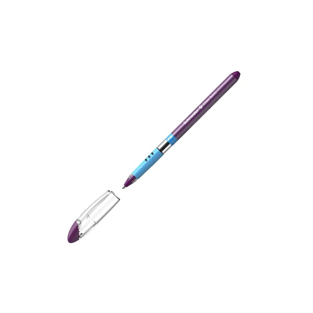 Penna a sfera Slider Basic - punta XB - viola - Schneider