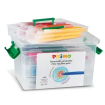 Pennarelli punta fine - colori assortiti - Primo - box 120 pezzi