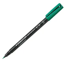 Pennarello Lumocolor Permanent 313 - punta 0,4 mm - verde - Staedtler