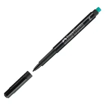 Pennarello Multimark universale permanente con gomma  - punta media 1,0mm - nero - Faber-Castell